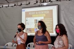 Mulheres na Bioconstrução - Letícia Grappi, Marcela  Bergamini e Vika Martins e